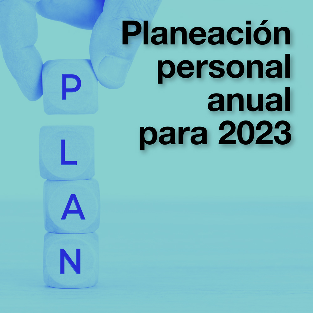 Planeación personal anual para 2023